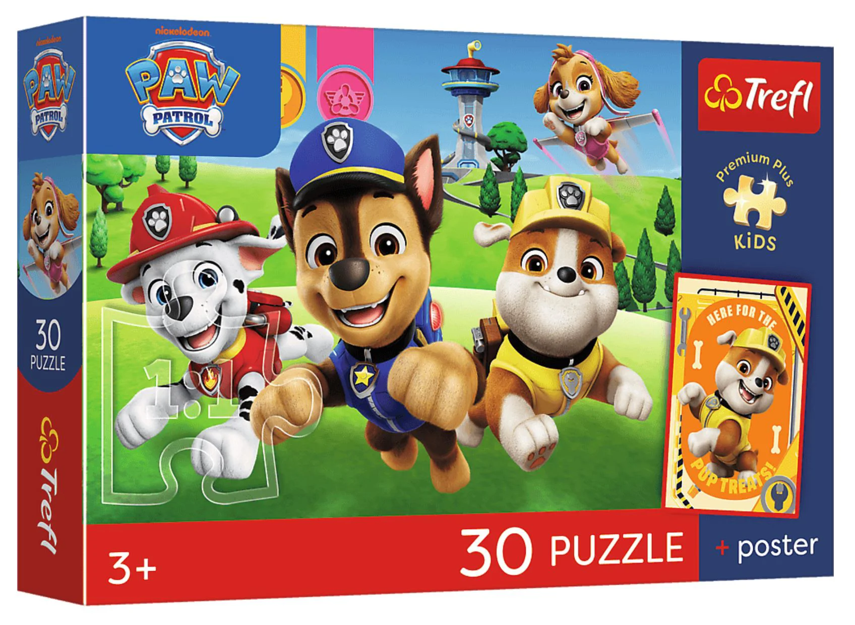 Puzzle Trefl Paw Patrol: Caini pe drum, 30 el. foto