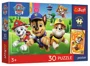 Puzzle Trefl Paw Patrol: Caini pe drum, 30 el. foto