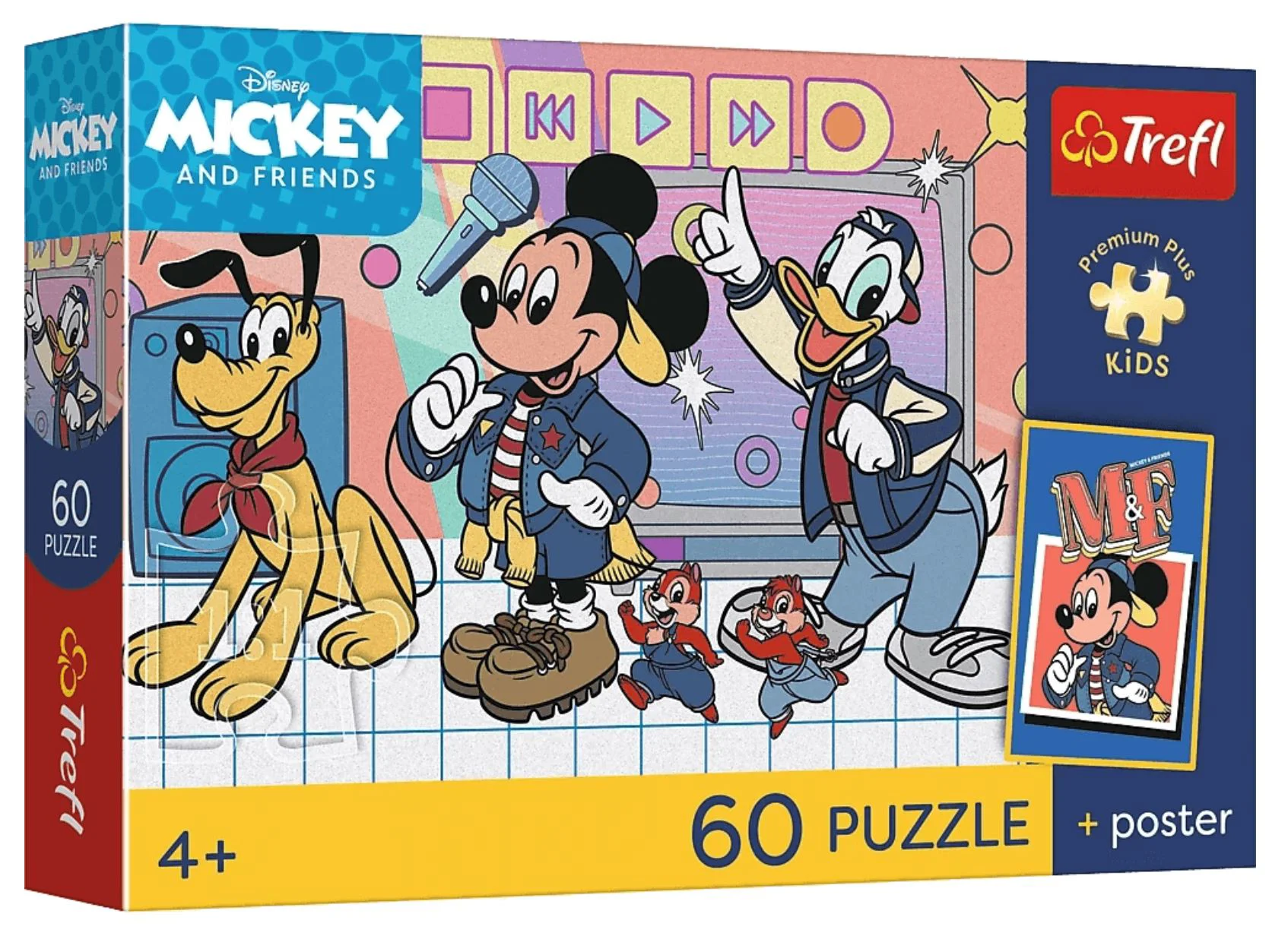 Puzzle Trefl Echipa lui Mickey Mouse, 60 el. foto