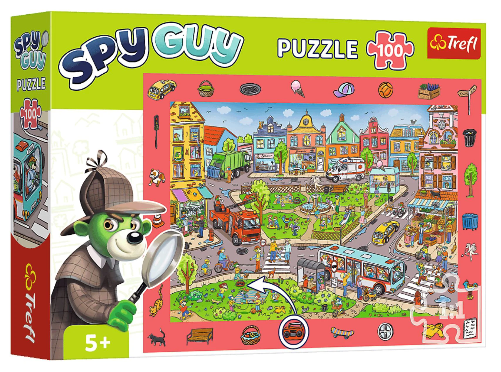Puzzle Trefl Spy Guy Oras, 100 el. foto