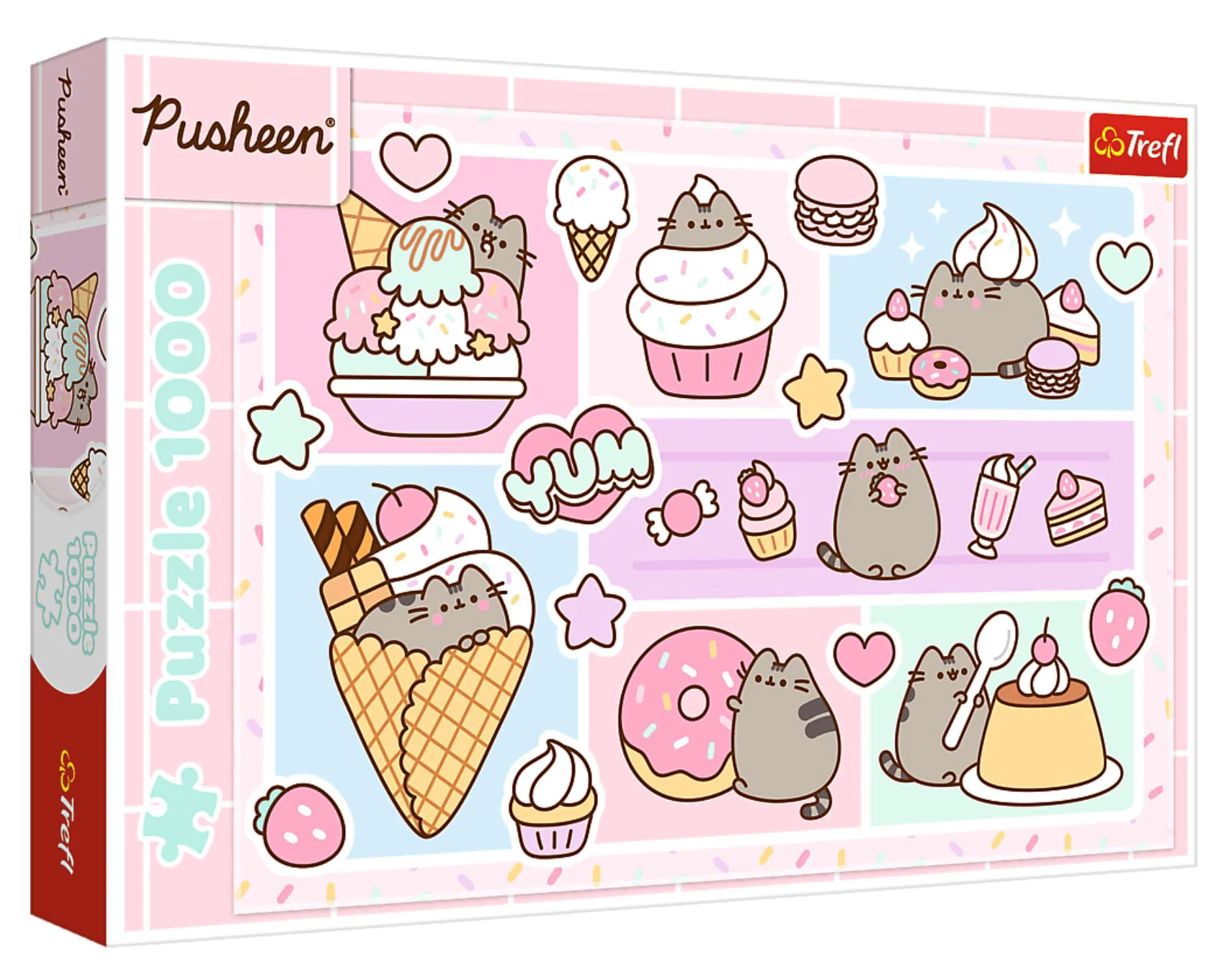 Puzzle Trefl Dulcea Pusheen, 1000 el. foto