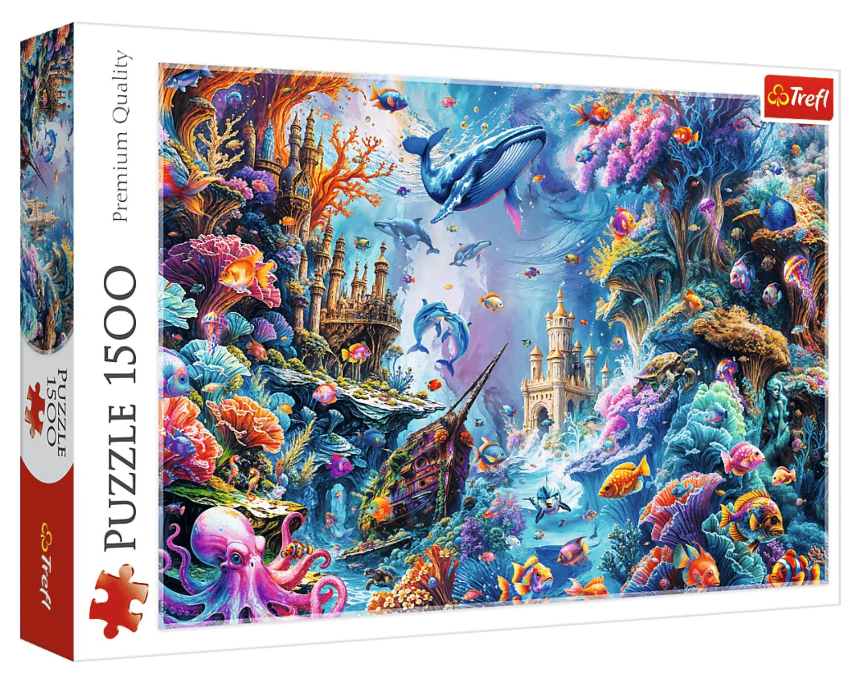 Puzzle Trefl Lumea subacvatica, 1500 el. foto