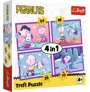 Puzzle 4 in 1 Trefl Distractie cu Snoopy foto