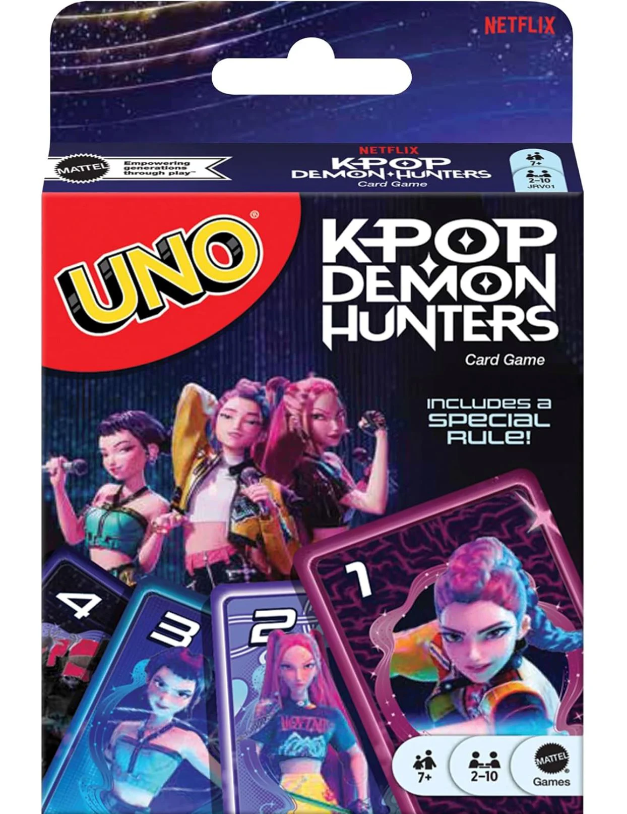 image for Joc de carti Mattel UNO Vanatorii de demoni foto