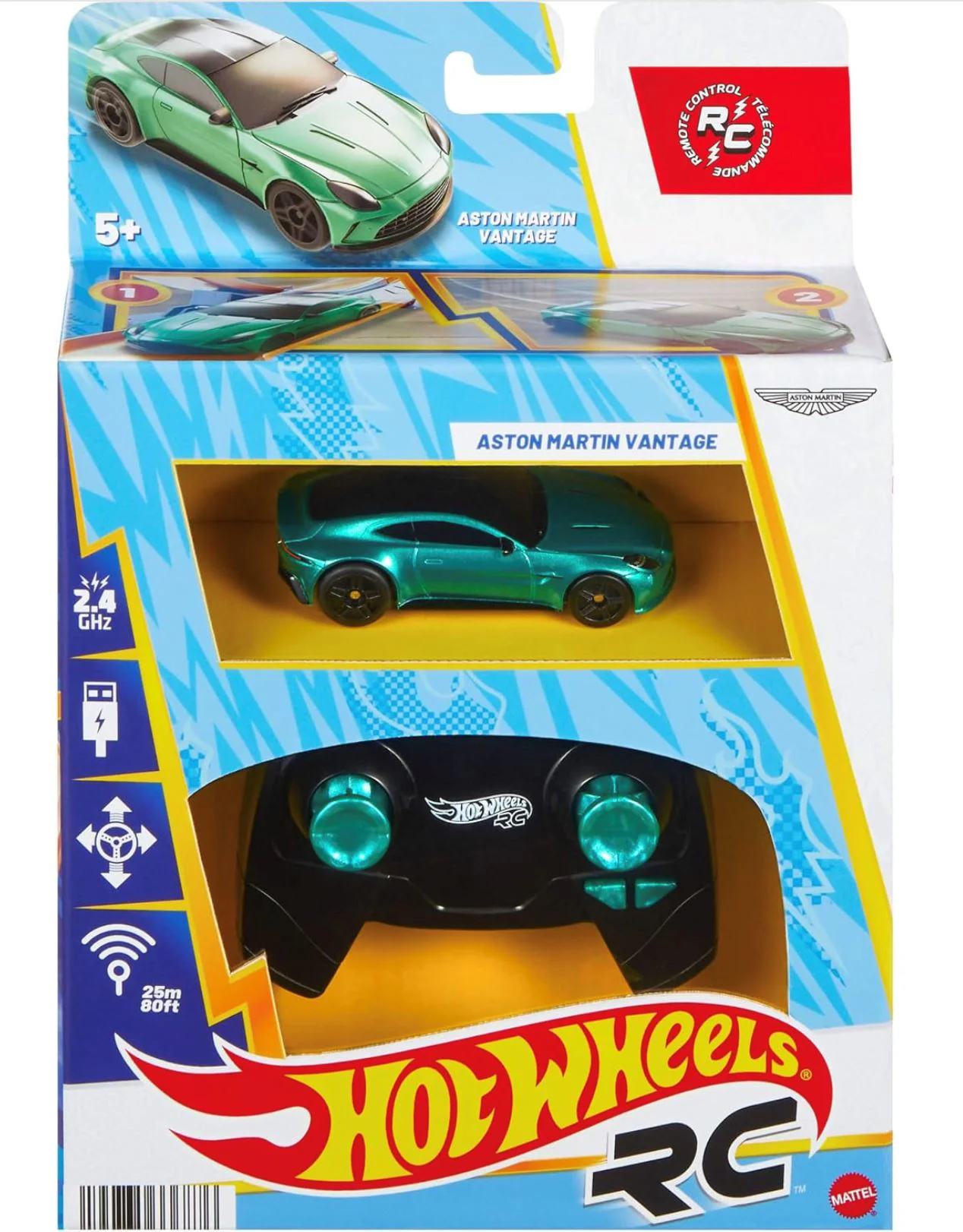 image for Automobil de curse Hot Wheels Aston Martin Vantage 1:64 foto