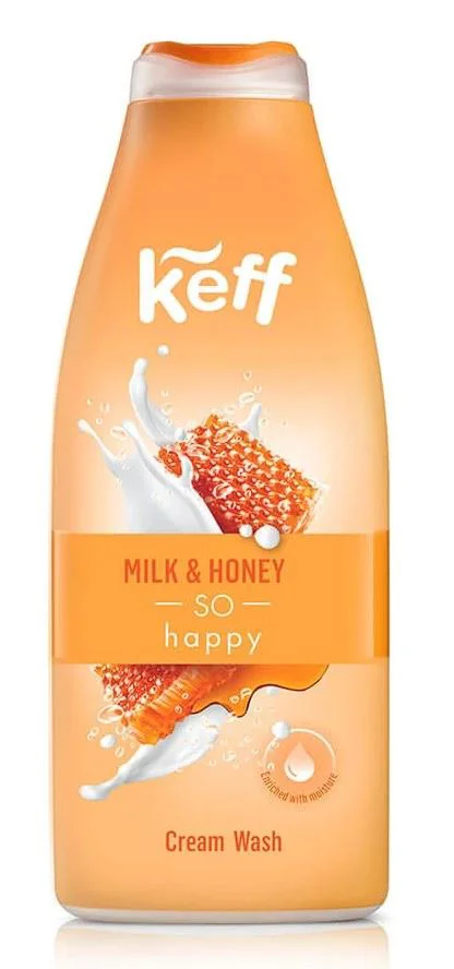 Крем-гель для душа KEFF Milk & Honey, 700 мл foto