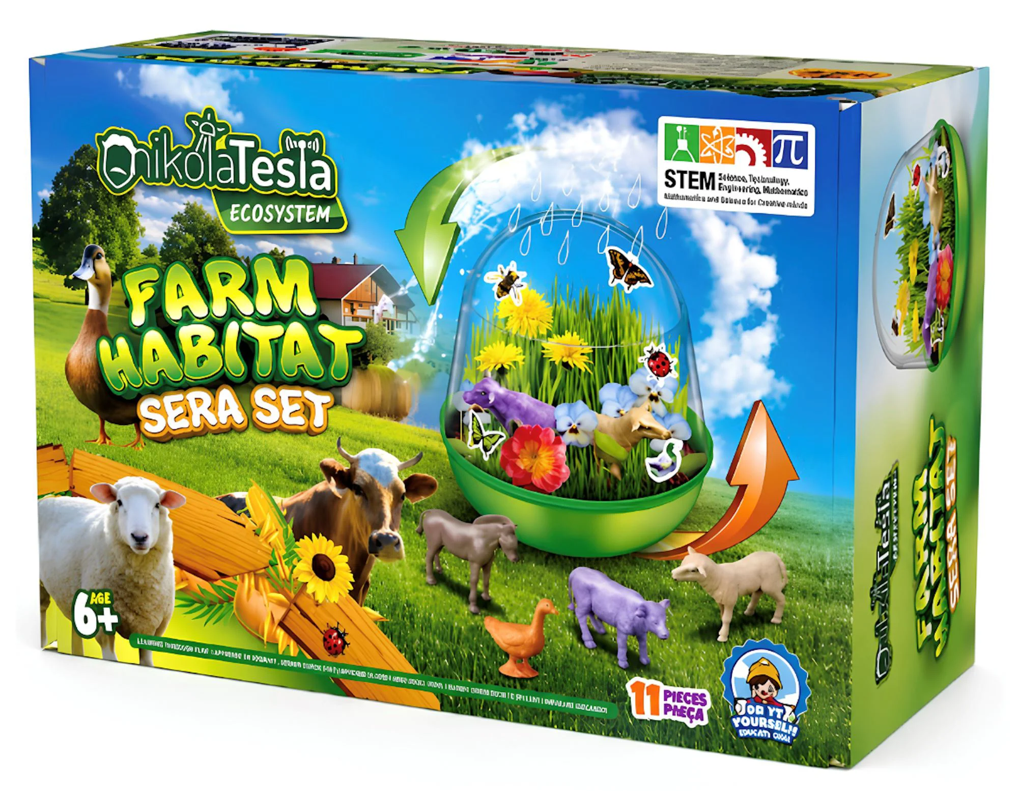 image for Set educational Nikola Tesla Ferma intr-un habitat foto