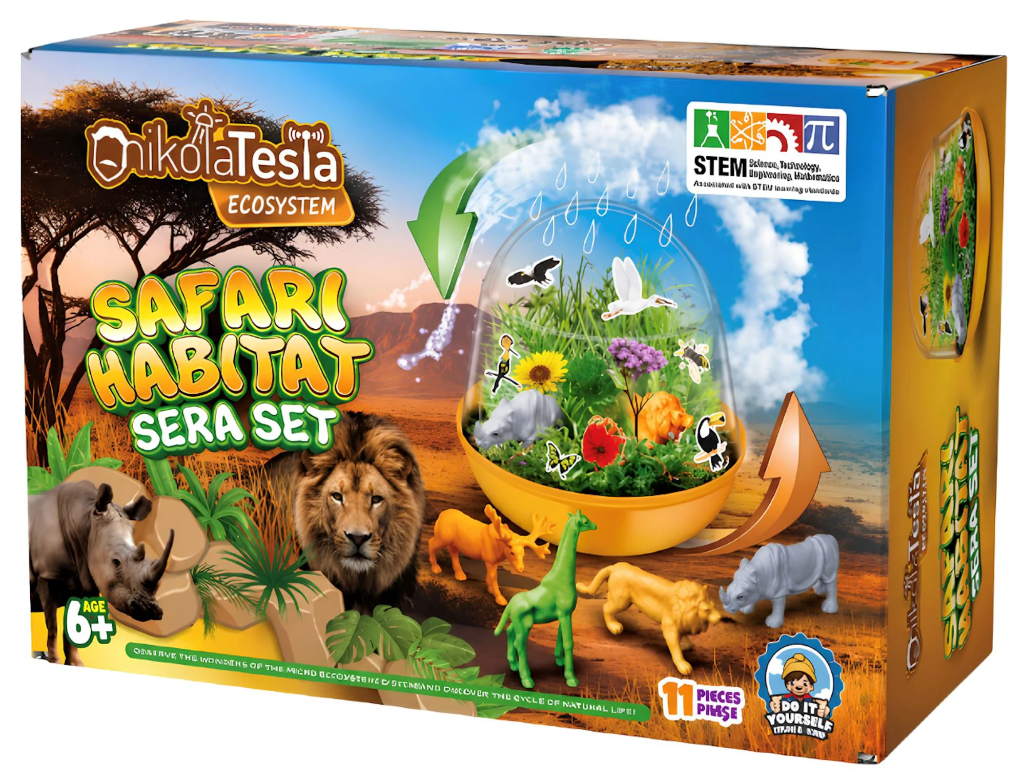 image for Set educational Nikola Tesla Habitat de safari foto