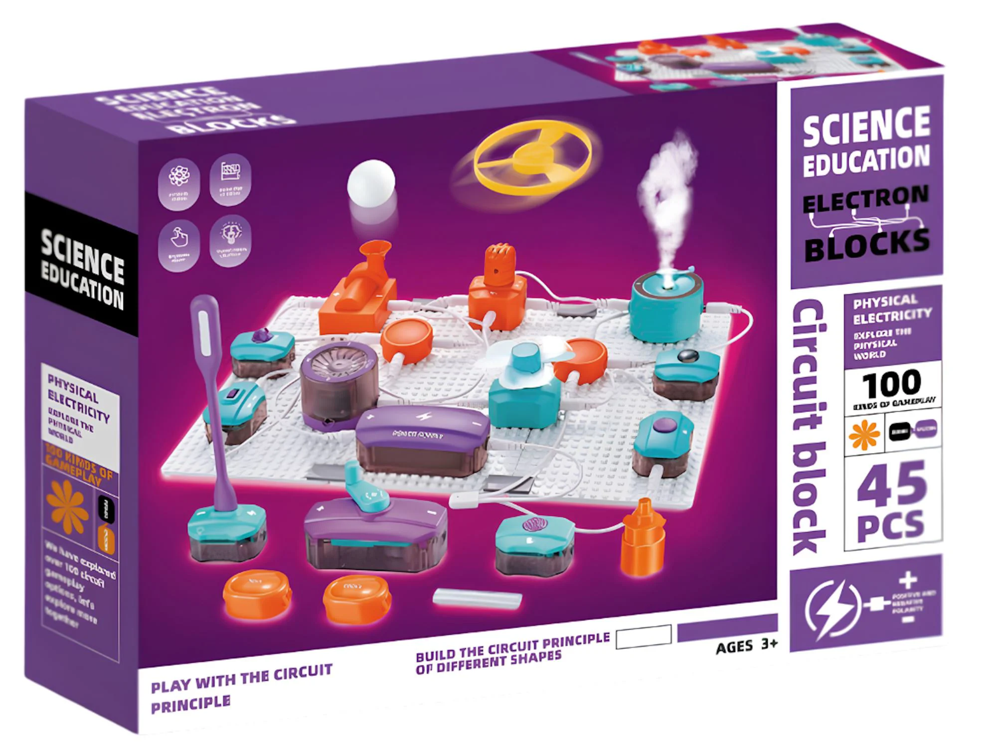 image for Развивающий набор HD Toys Электрические цепи, 45 эл. foto