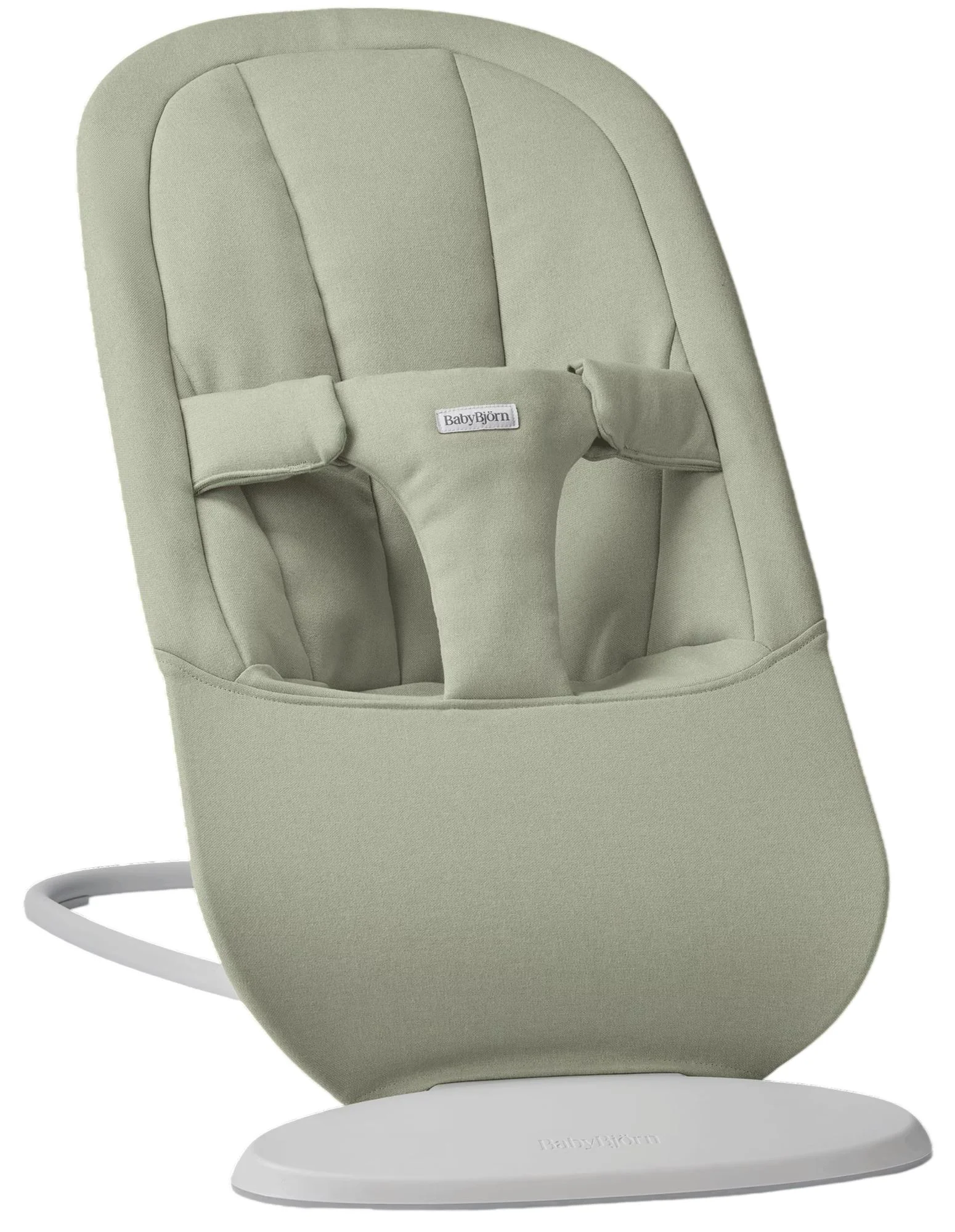 Кресло-шезлонг BabyBjorn Begin Woven Light Green foto