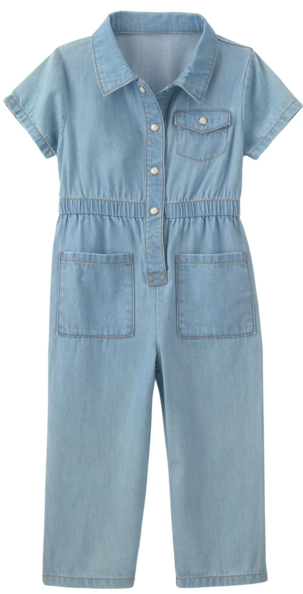 image for OshKosh Джинсовый комбинезон с короткими рукавами Light Wash foto