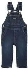 OshKosh Salopeta din denim cu bretele elastice Dark Wash foto