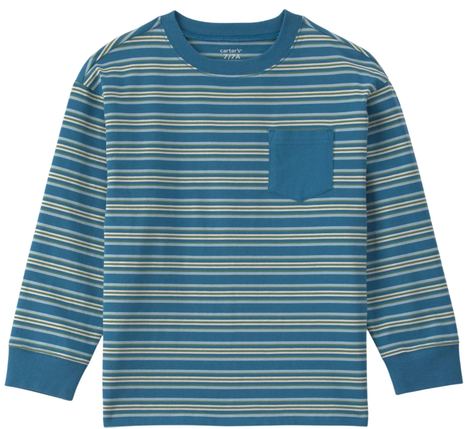 Carter's Bluza cu maneca lunga cu dungi foto