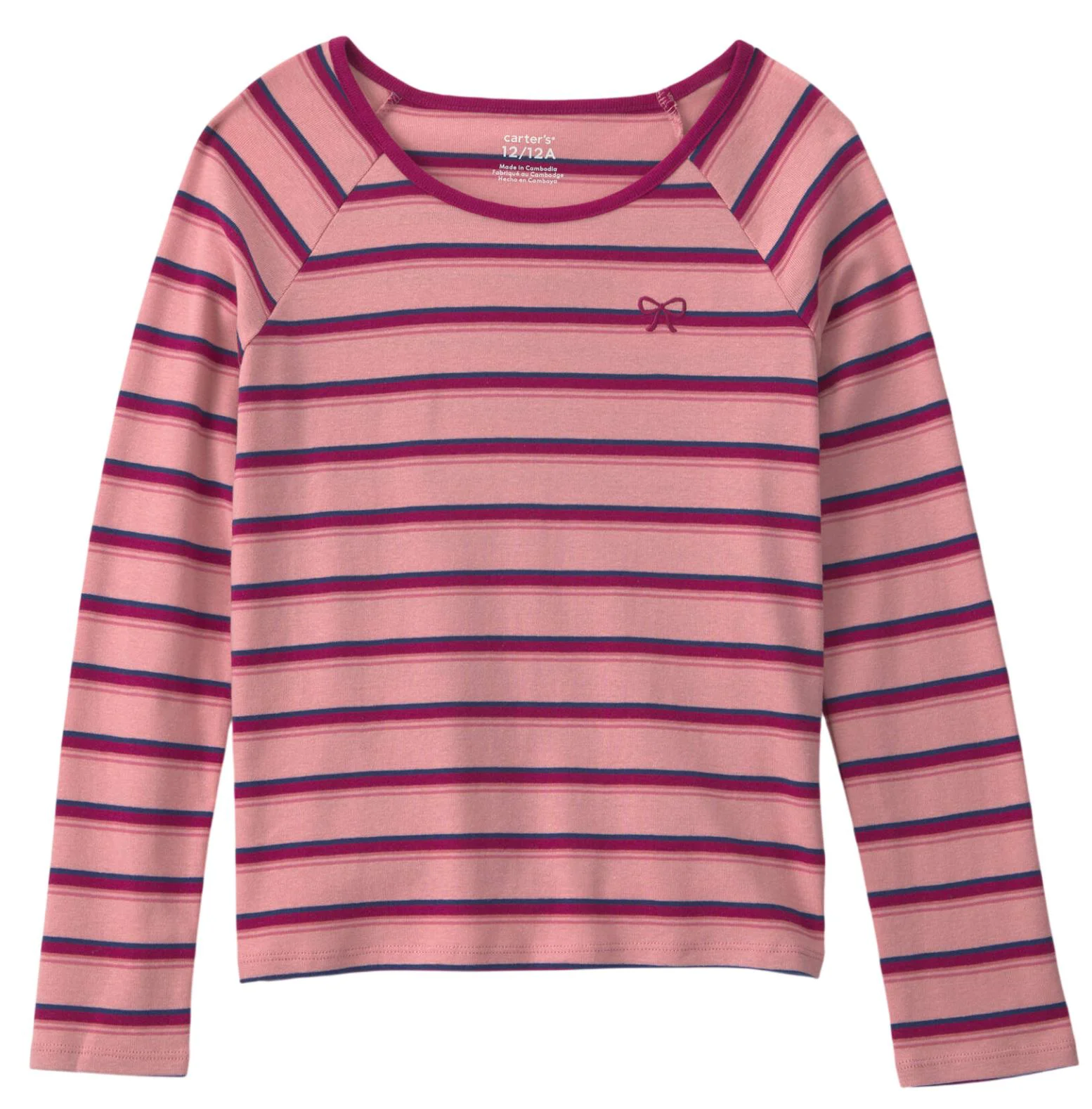 Carter's Bluza cu maneca lunga cu dungi foto