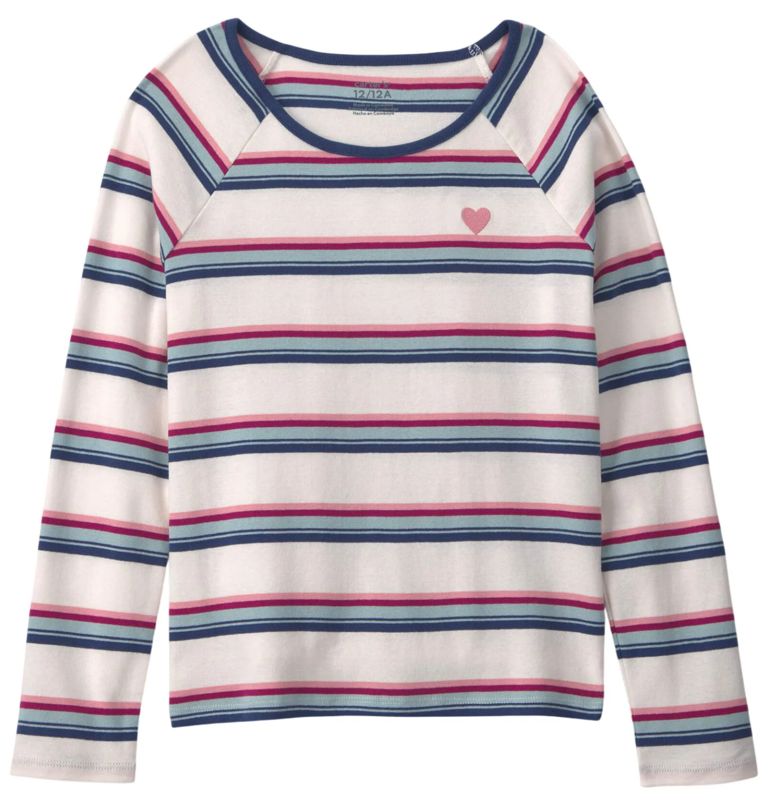 Carter's Bluza cu maneca lunga cu dungi foto