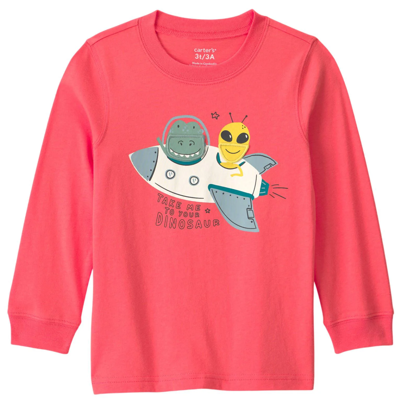 Carter's Bluza cu maneca lunga Dino in Space foto