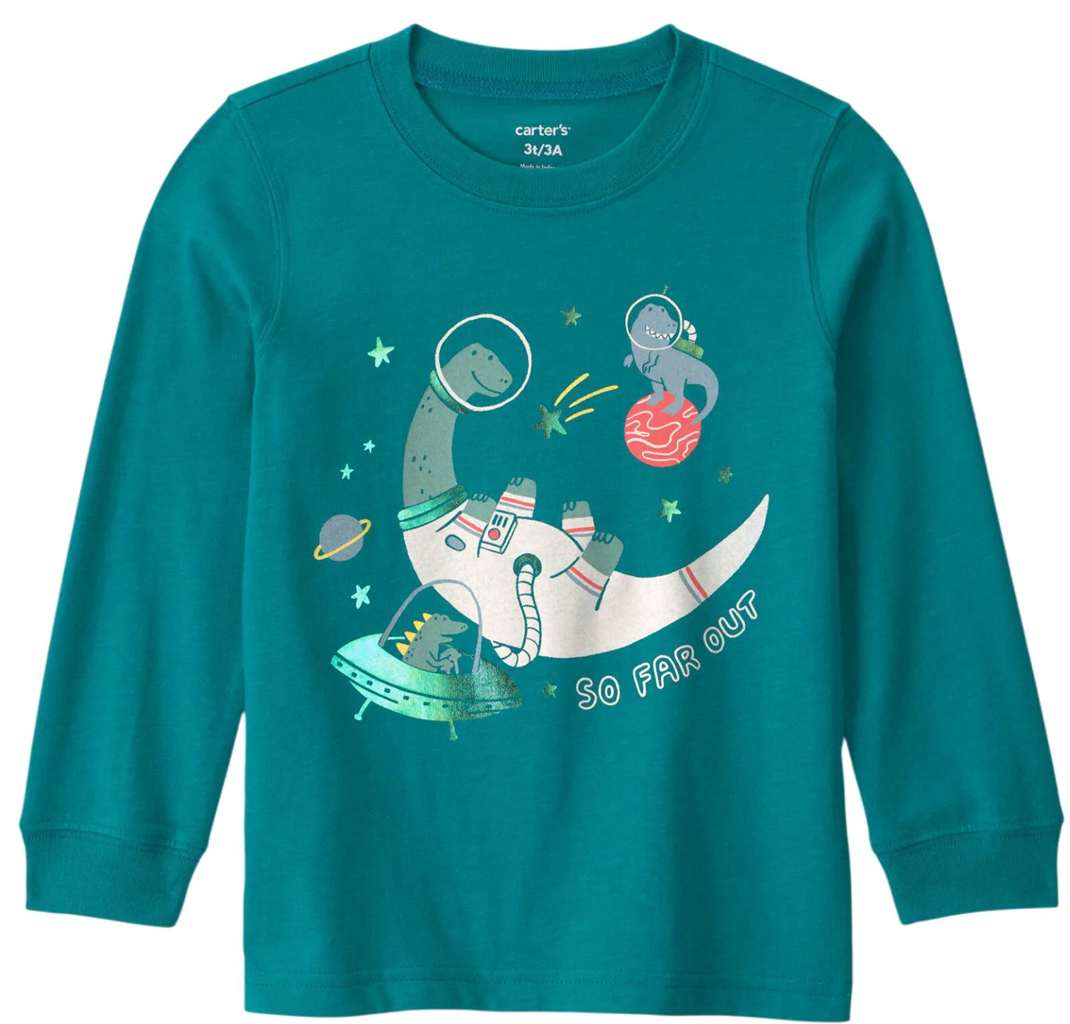 Carter's Bluza cu maneca lunga Dino in Space foto