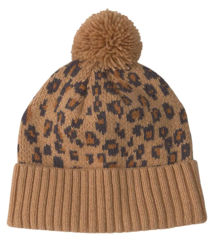 image for Carter's Caciulita cu pompon Leopard foto