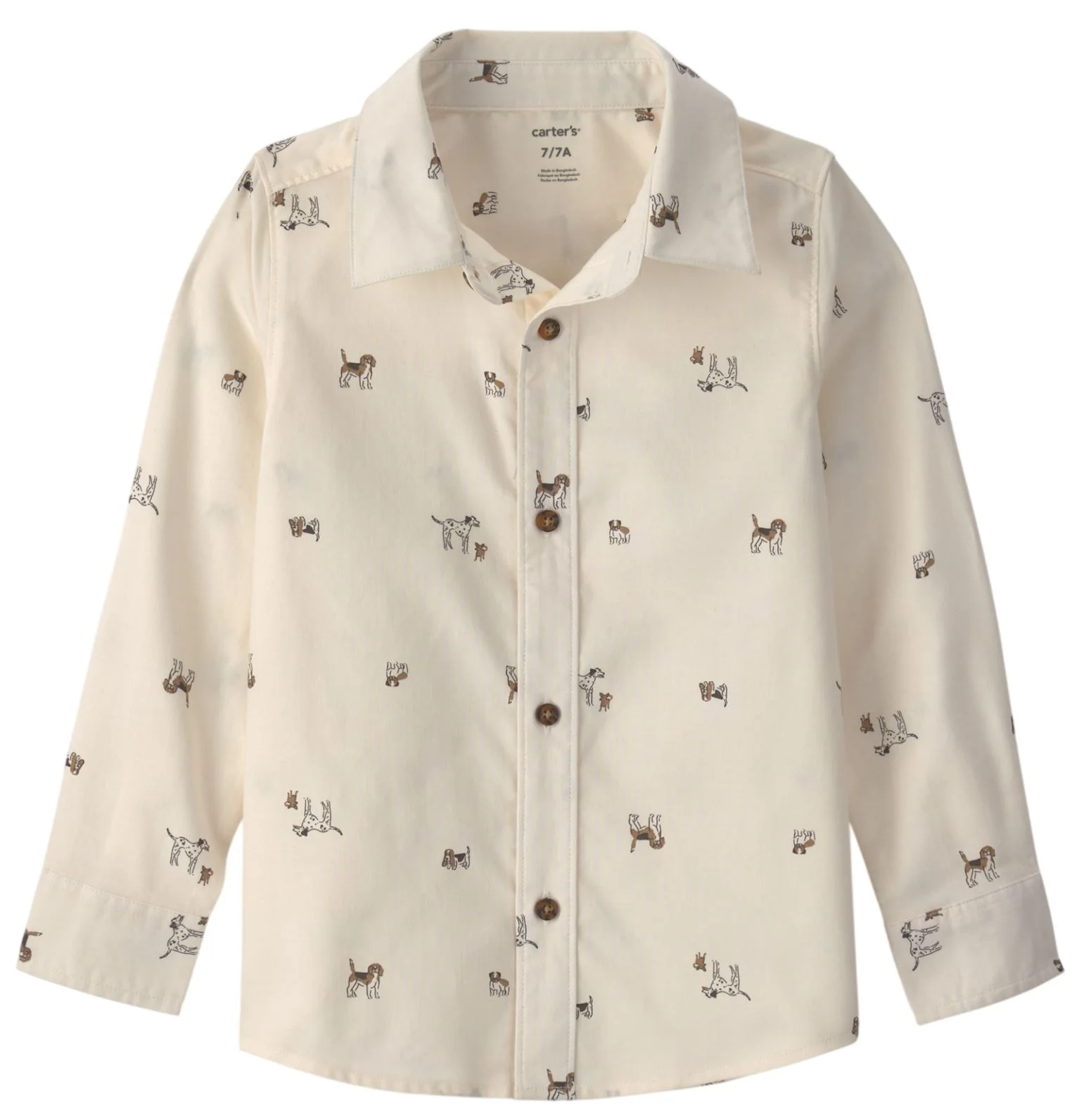 Carter's Camasa cu maneca lunga Dog Print foto
