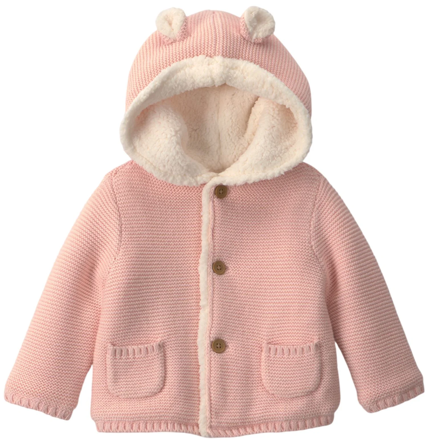 image for Carter's Cardigan tricotat cu captuseala Baby Pink foto