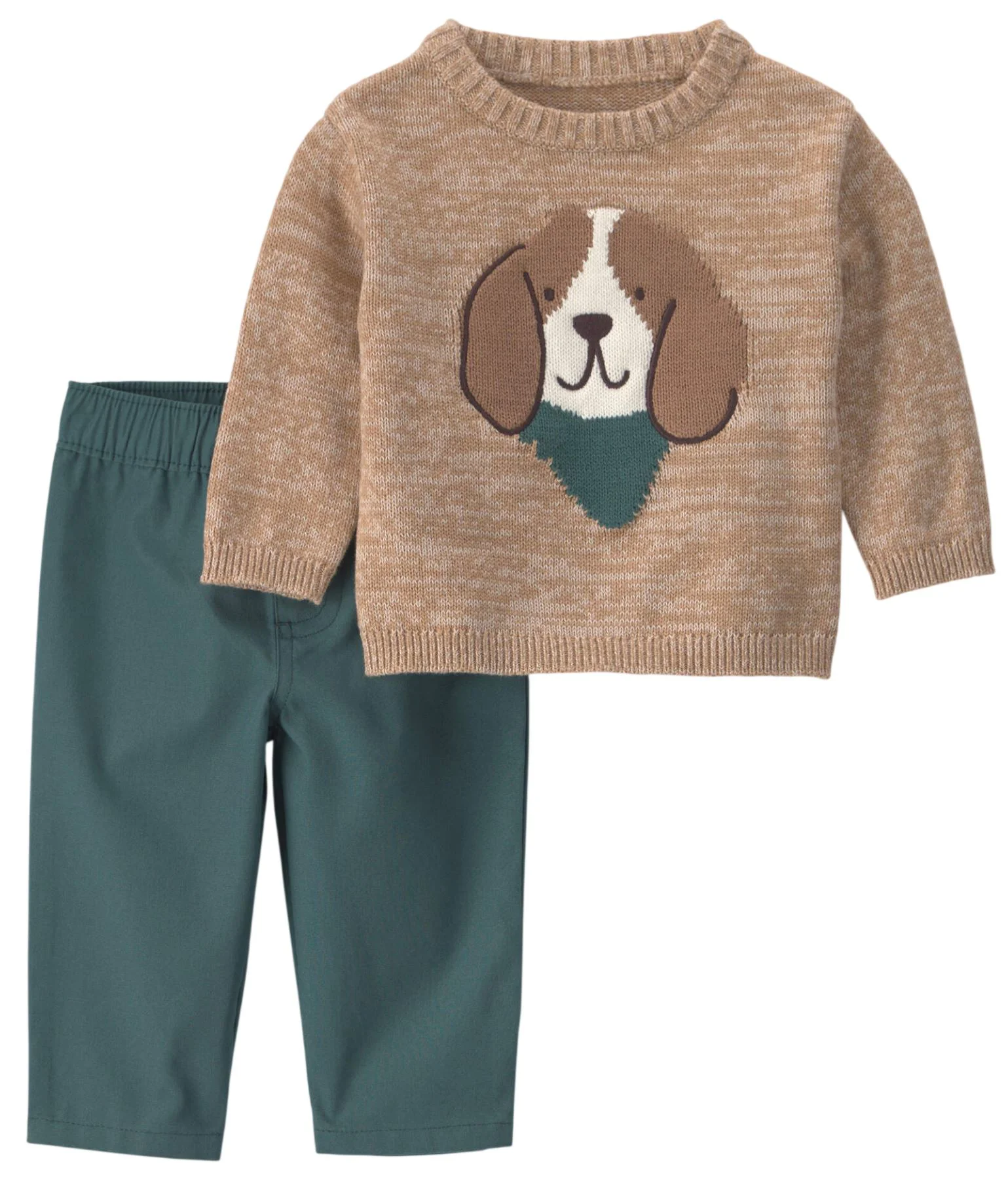 Carter's Set 2 piese Dog - pulover si pantaloni foto