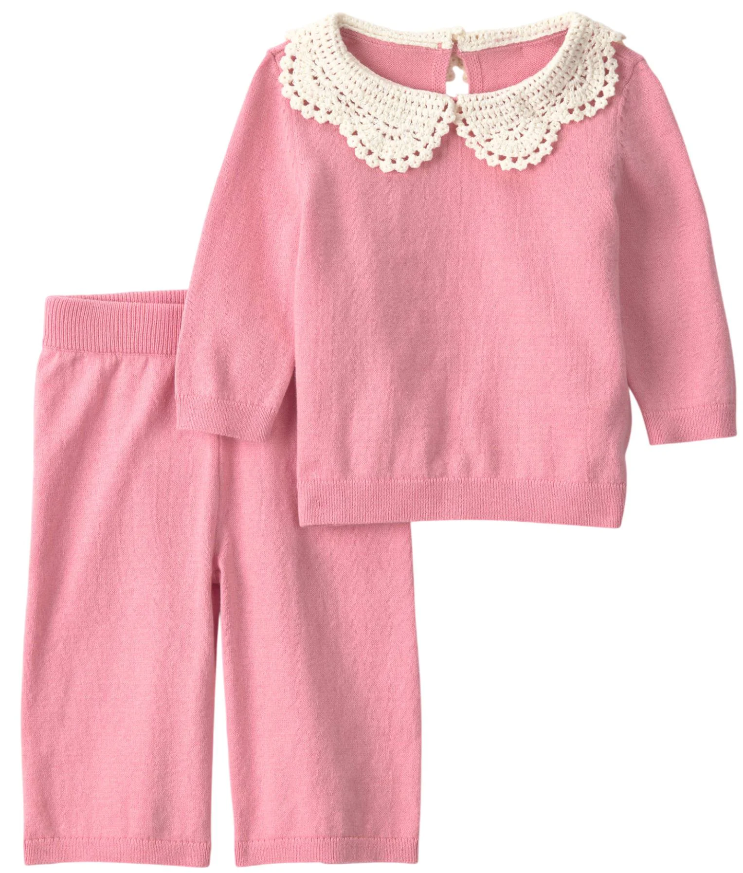 Carter's Set 2 piese Pink - pulover subtire si pantaloni foto