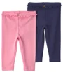 Carter's Set 2 perechi de pantaloni Pink & Navy foto