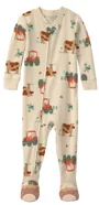 Carter's Pijama cu talpa din bumbac Farm Print foto