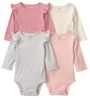 Carter's Set 4 body cu maneca lunga Soft Pink foto