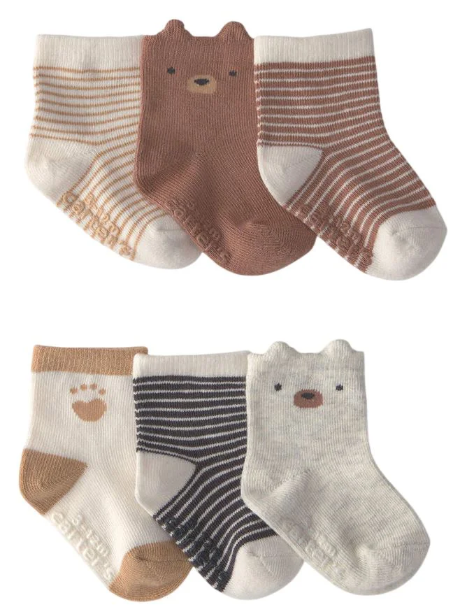 image for Carter's Set 6 perechi de sosete Teddy foto