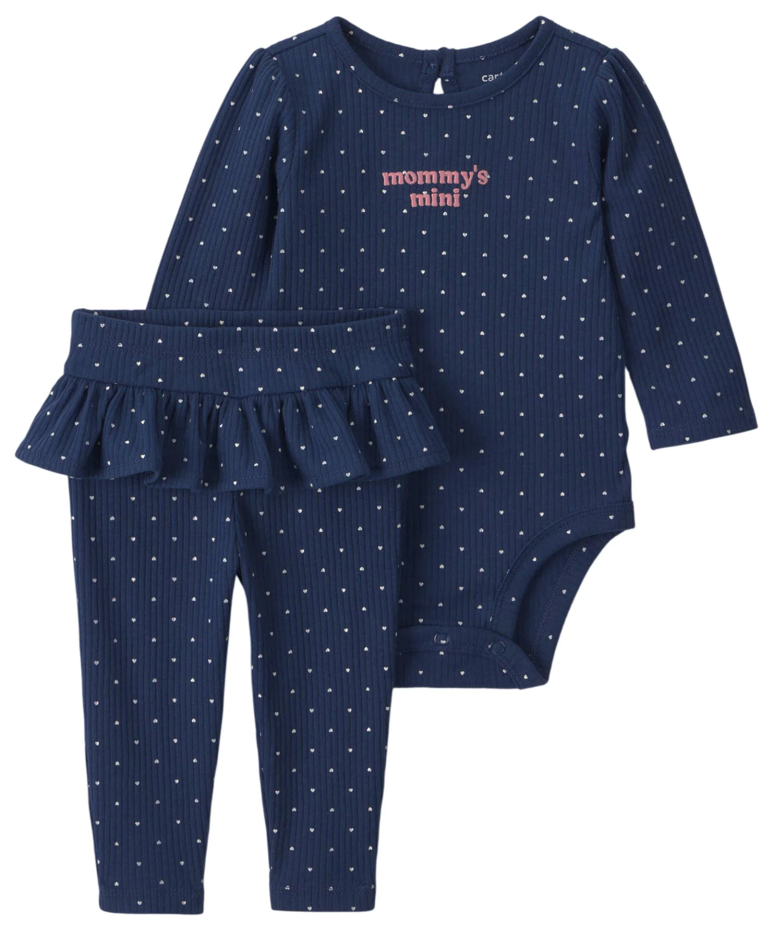 Carter's Set 2 piese Mommy's Mini - body si pantaloni foto