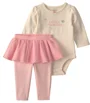 Carter's Set 2 piese Daddy's Little Princess - body si pantaloni cu tul foto