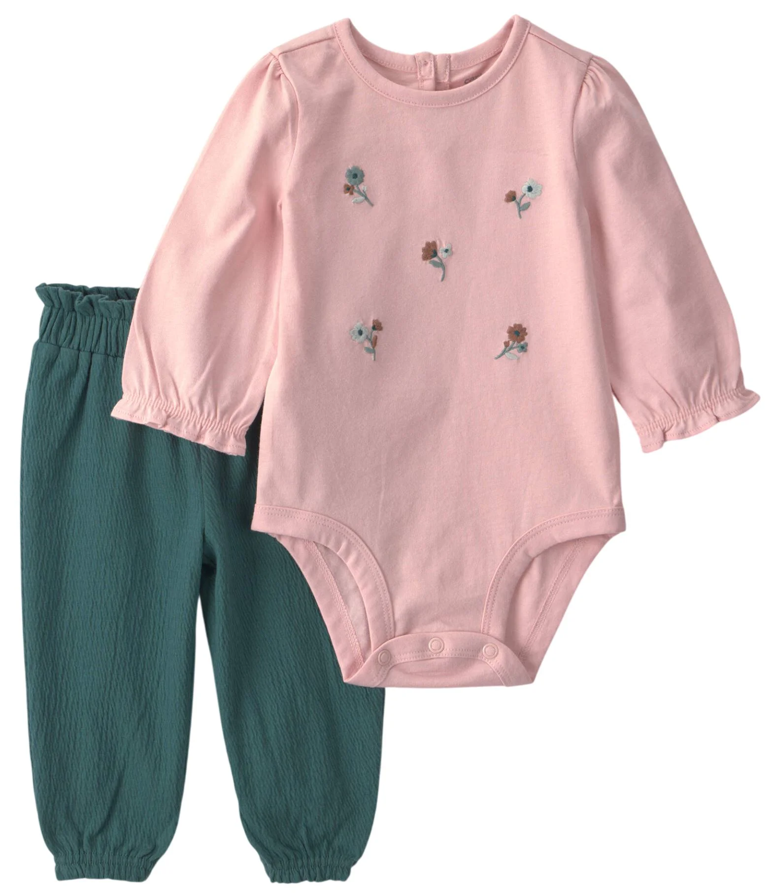 Carter's Set 2 piese Floral - body si pantaloni foto
