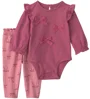 Carter's Set 2 piese Bows - body si pantaloni foto