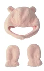 Carter's Set caciulita si manusi din sherpa Pink Teddy foto