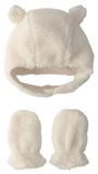 Carter's Set caciulita si manusi din sherpa Cream Teddy foto
