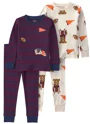 Carter's Set 2 pijamale din bumbac Dog Print foto