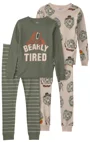 Carter's Set 2 pijamale din bumbac Bearly Tired foto