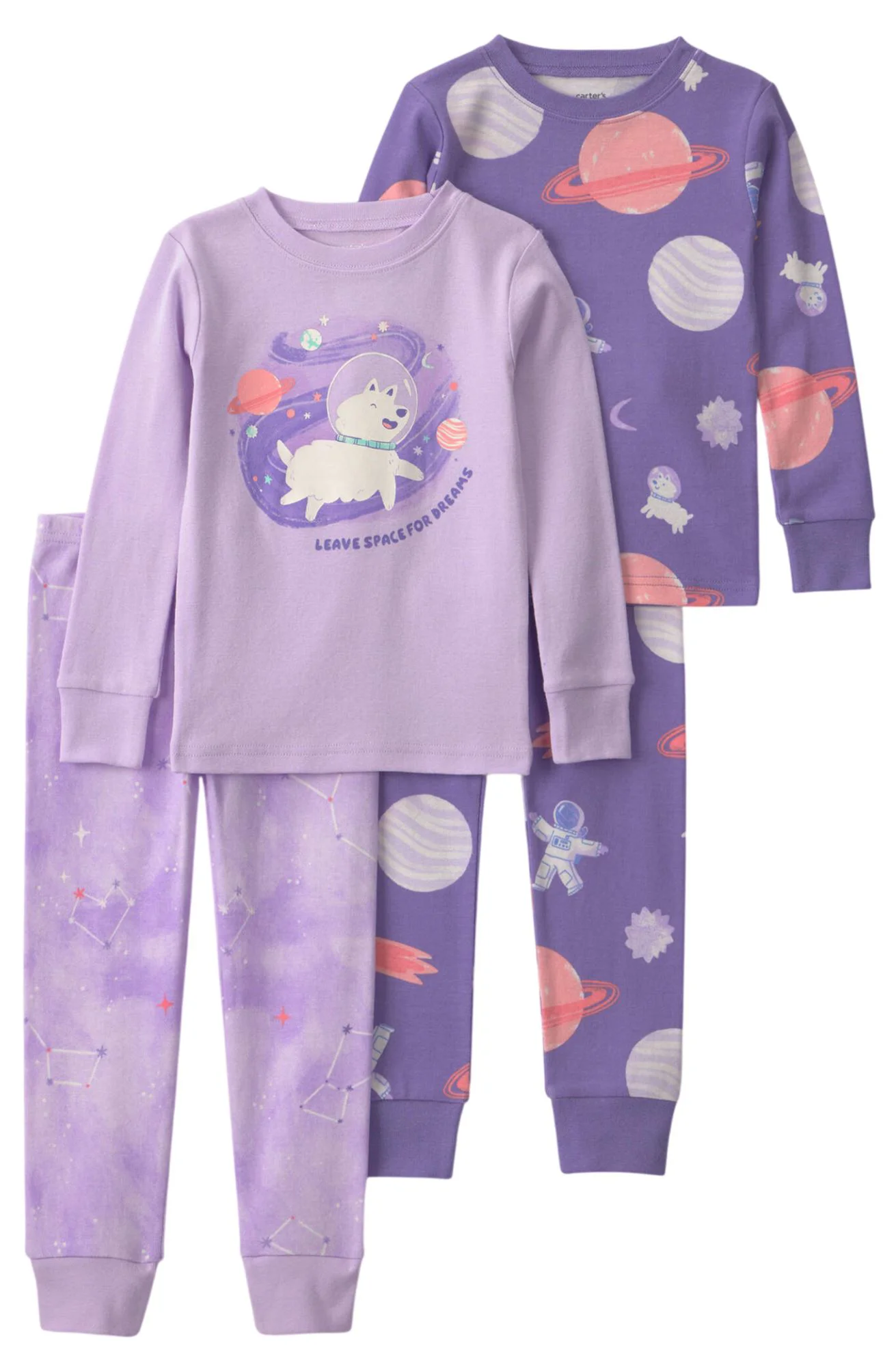 Carter's Set 2 pijamale din bumbac Space Dog foto