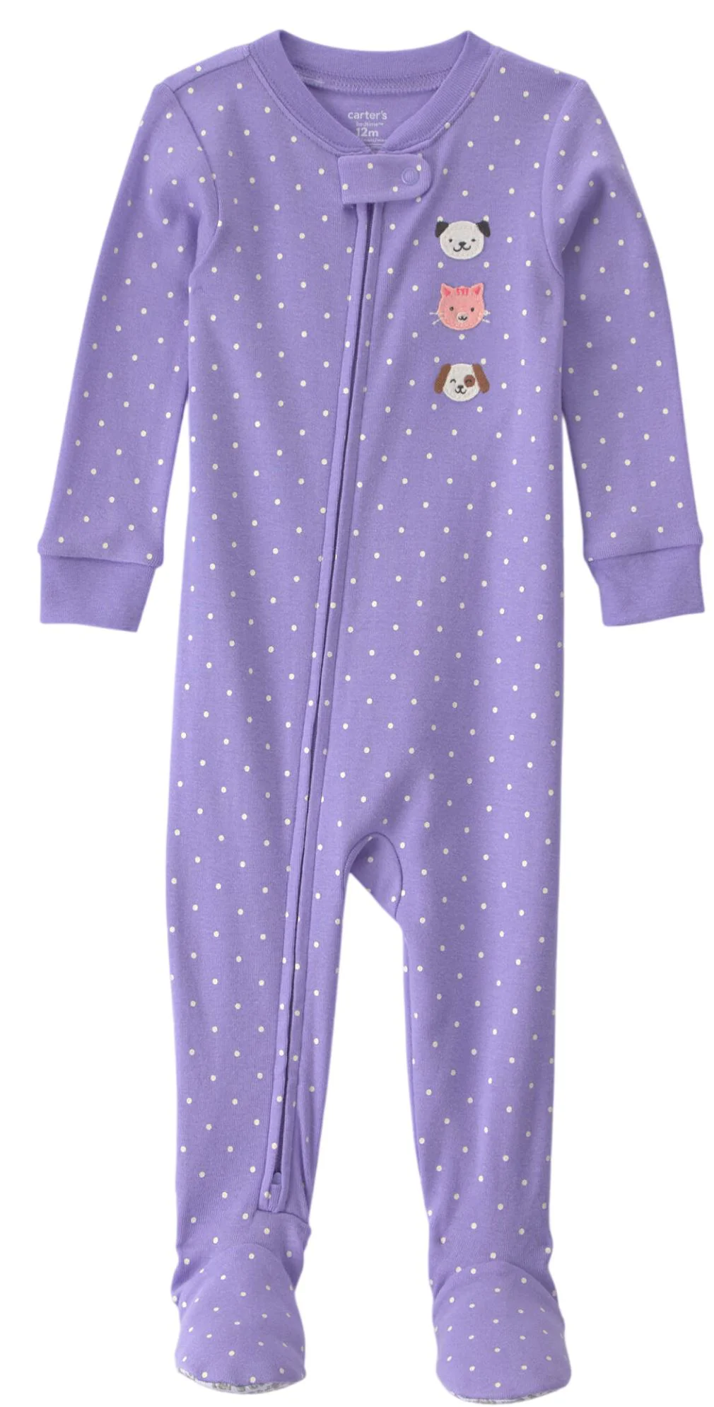 Carter's Pijama cu talpa din bumbac Animals foto
