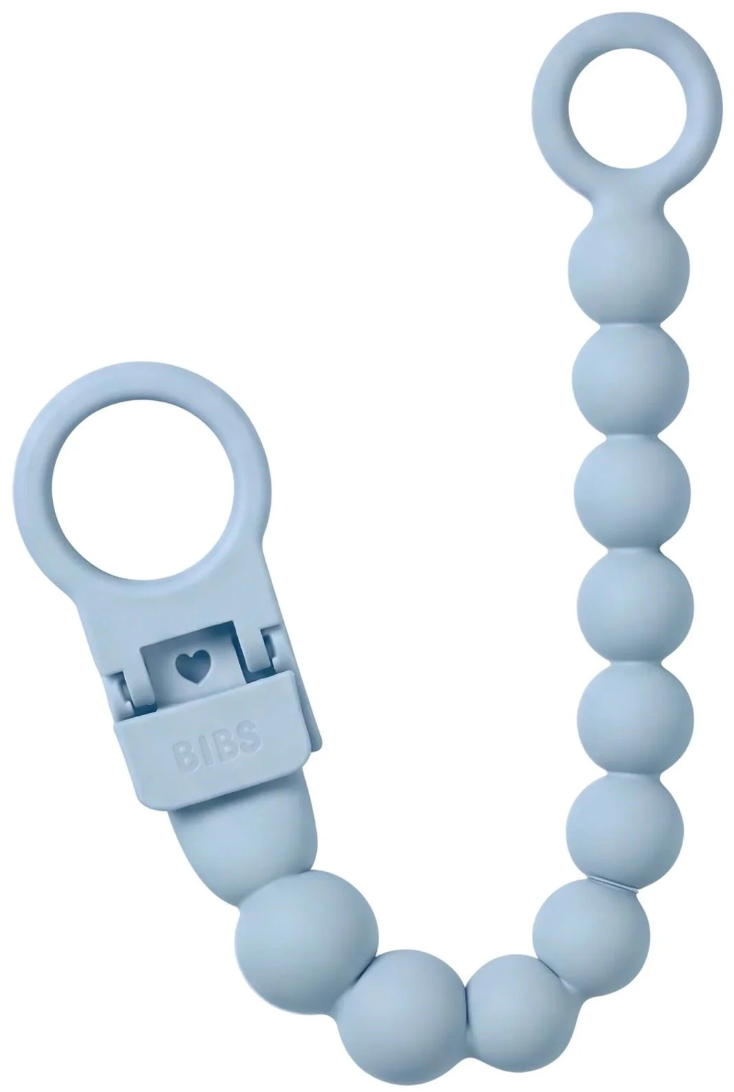 Силиконовый держатель-клипса для пустышки BIBS Baby Blue foto