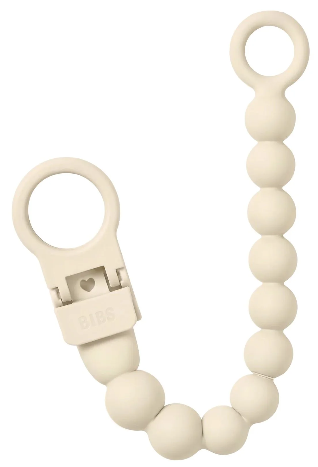 Силиконовый держатель-клипса для пустышки BIBS Ivory foto