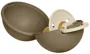 Set suzeta din latex si cutie mini BIBS Colour Vanilla&Dark Oak (6-18 luni) foto