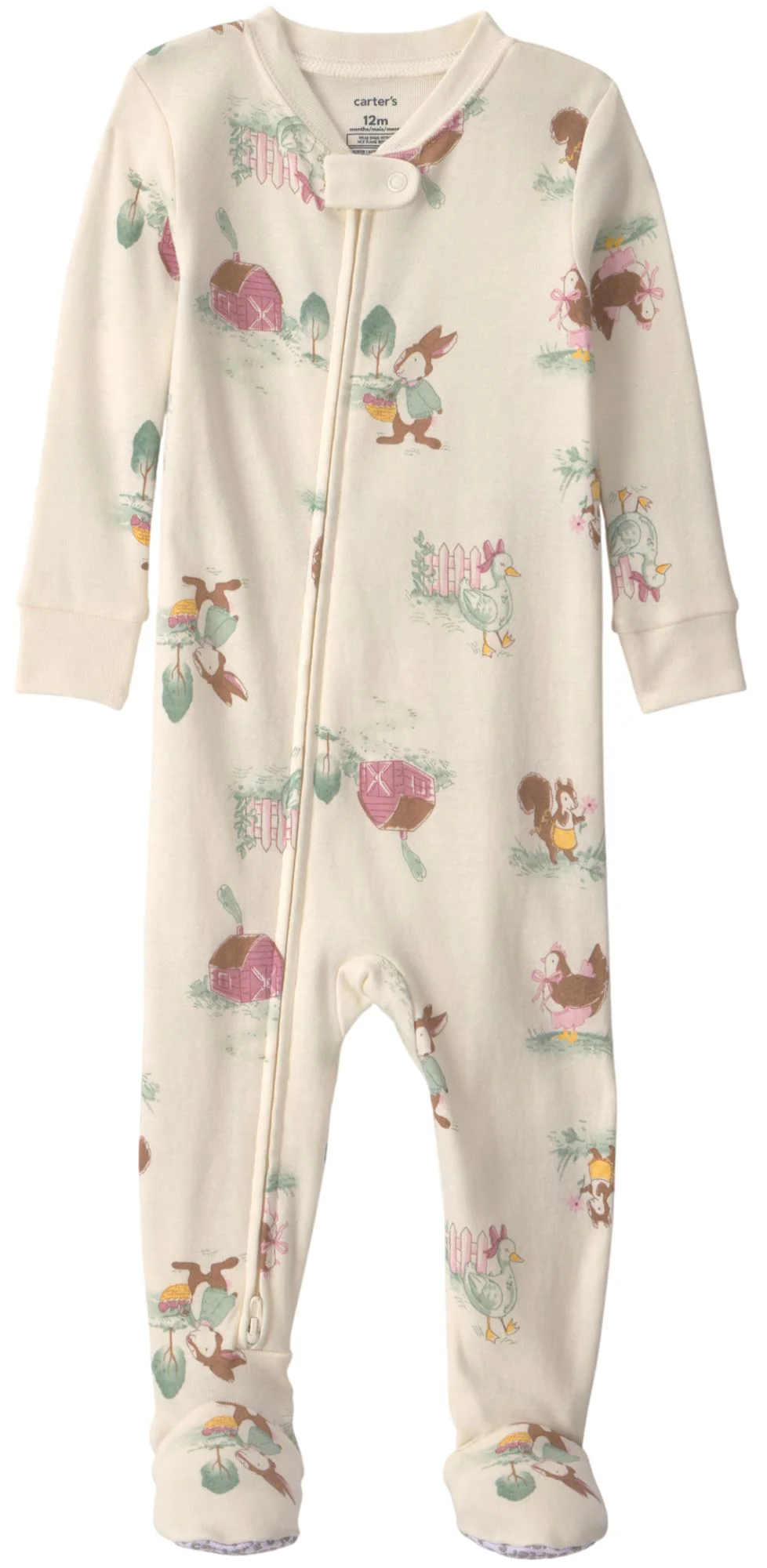 Carter's Pijama cu talpa din bumbac Country Farm foto