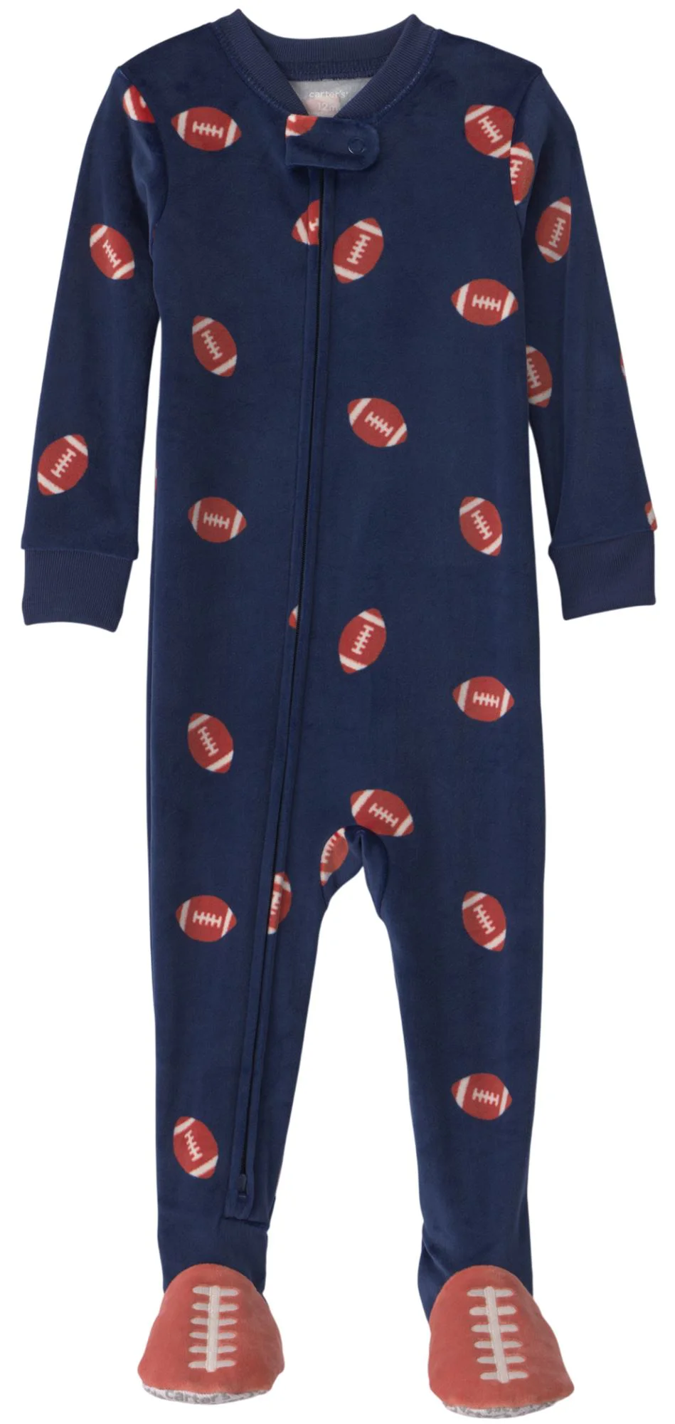 Carter's Pijama cu talpa Football foto