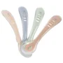 Set 4 lingurite ergonomice din silicon Beaba Natural (8+ luni) foto