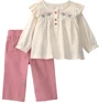 Carter's Set 2 piese Floral - bluza cu volanase si pantaloni foto