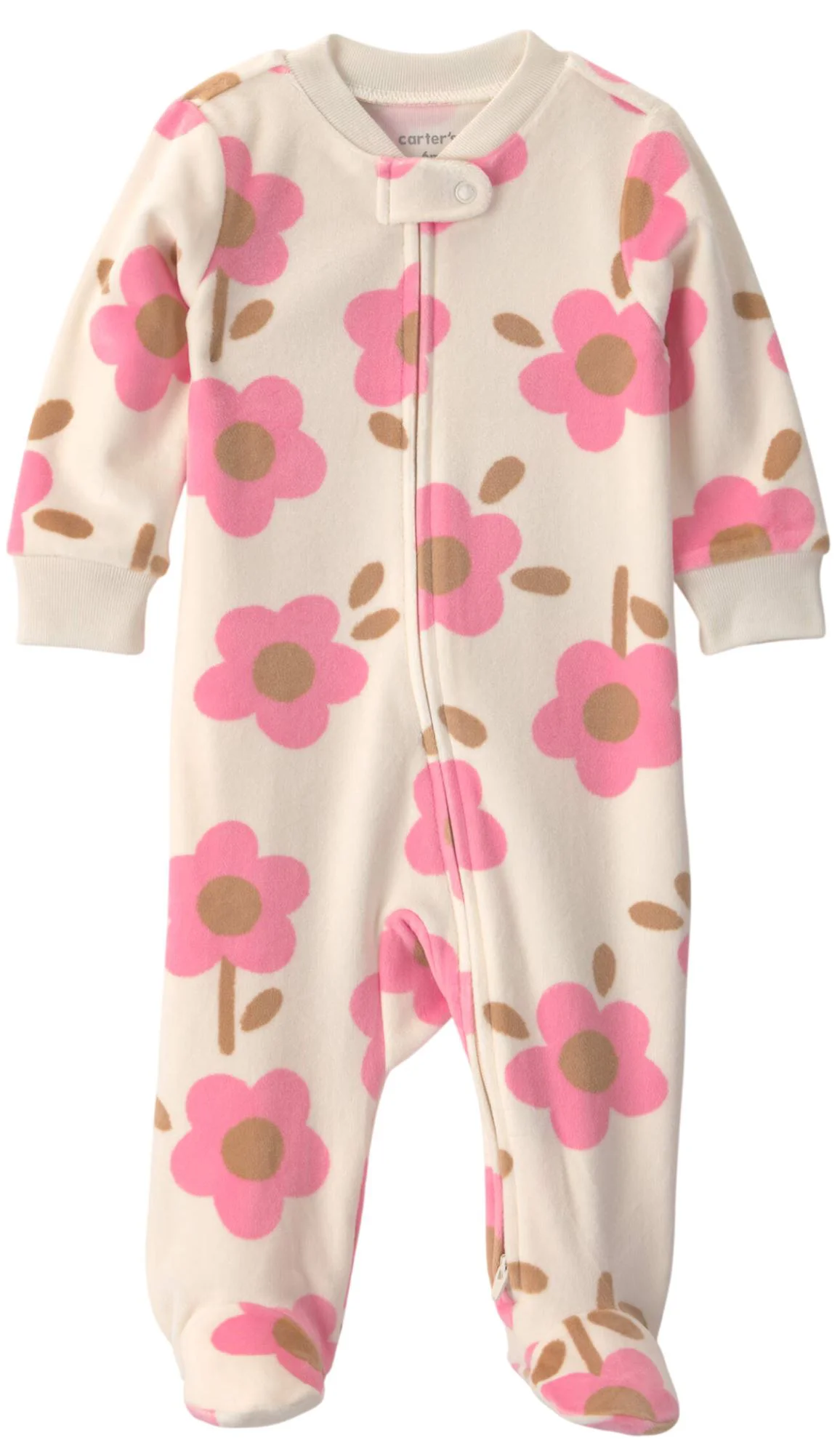 Carter's Pijama cu talpa Flowers foto