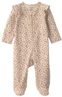 Carter's Pijama cu talpa din bumbac Tiny Flowers foto