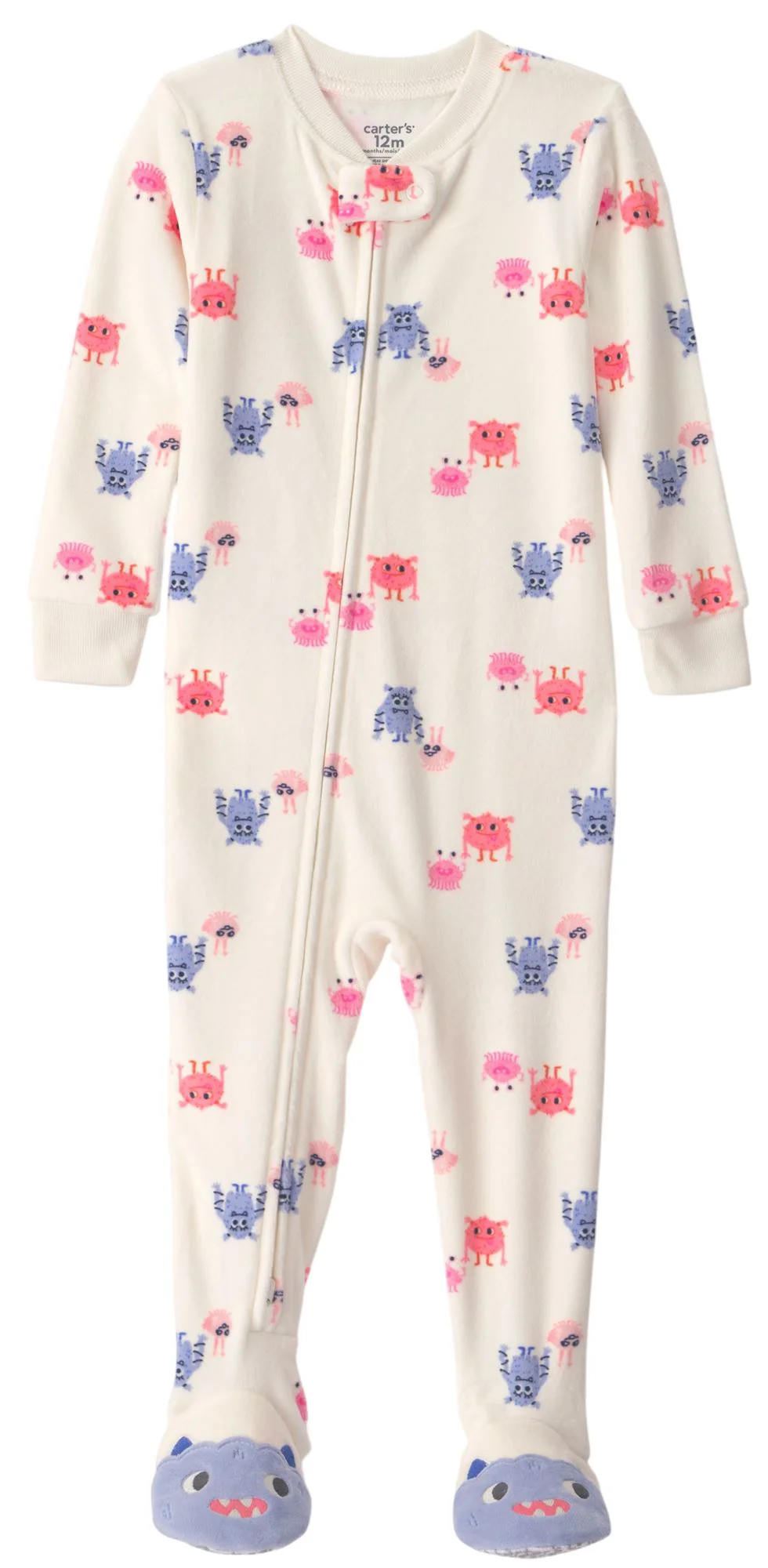 Carter's Pijama cu talpa Tiny Monsters foto